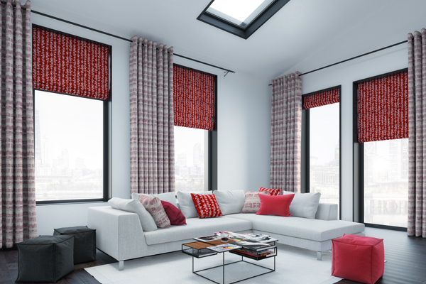 Kite Poppy Roman & The Lane Rose Curtain